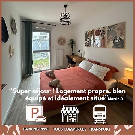 Apartamento T3 Moderne - Proche Tram - Parking Prive Angers Exterior foto